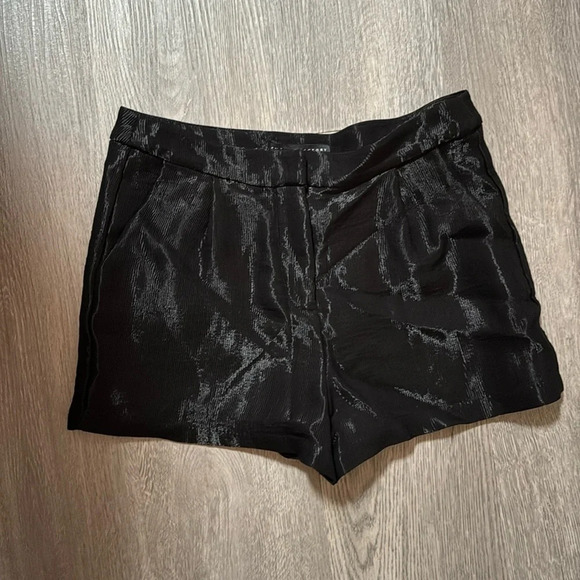 English Factory Mini Dress Shorts Shimmery Ribbed Size Medium - Picture 1 of 6